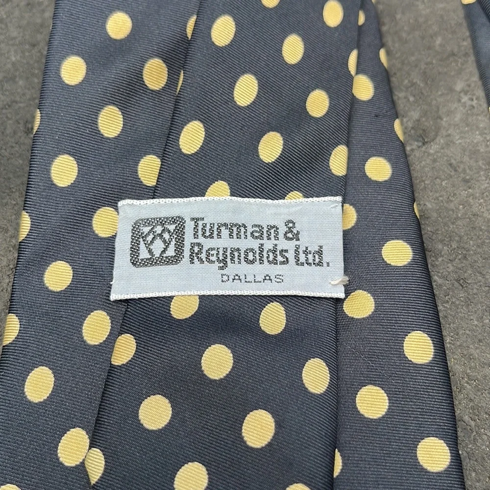 Vintage Vapor Black with Gold dots tie